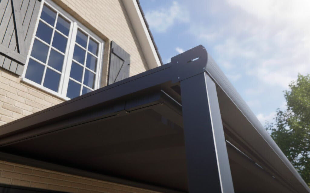 Onderdak zonwering veranda